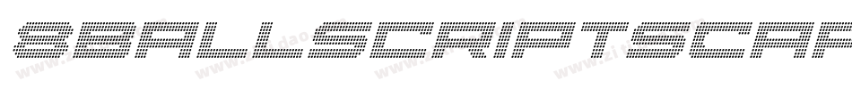 8BallScriptSCapsSSK Italic字体转换